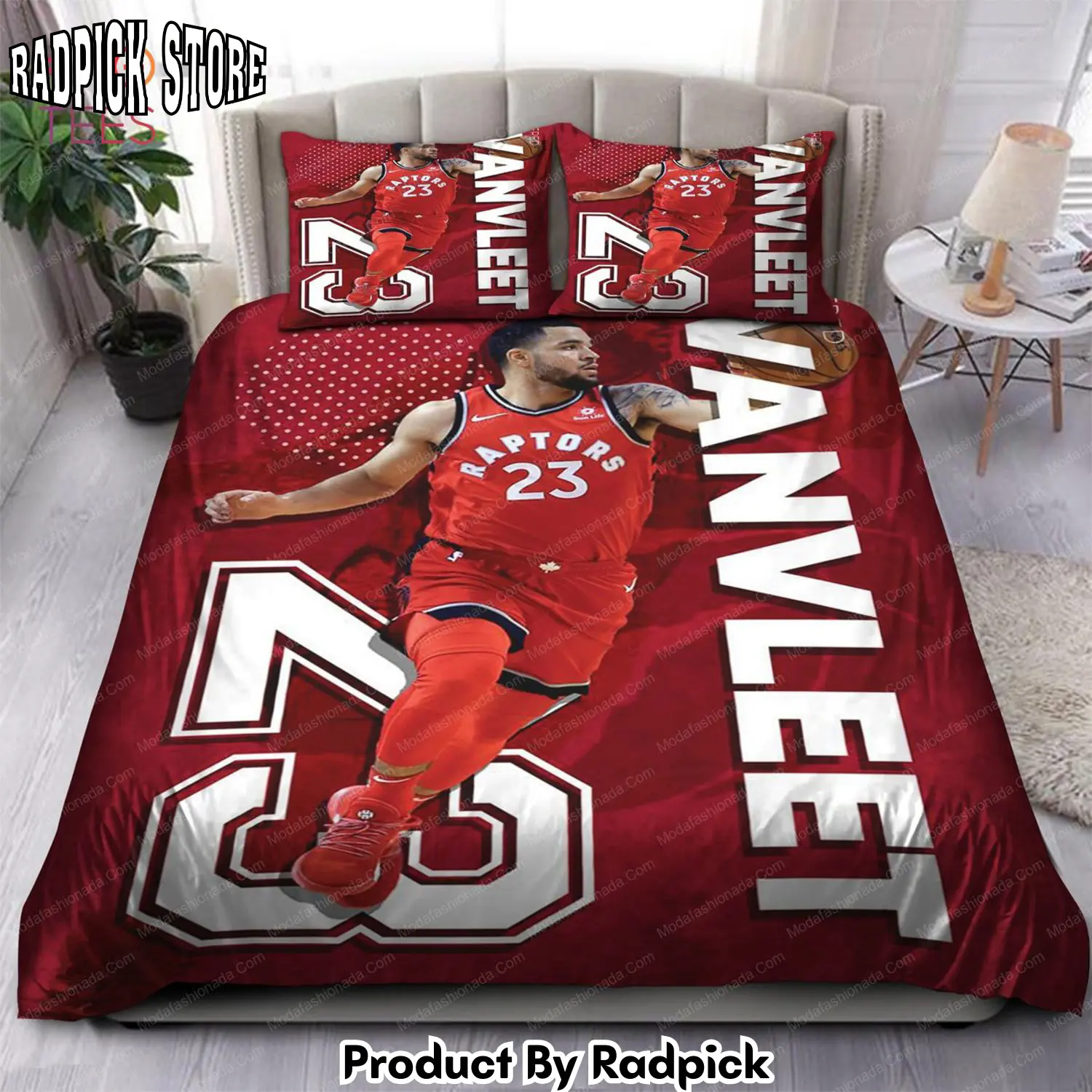 Radpick best fred vanvleet toronto raptors nba bedding sets hw3 rp3278331